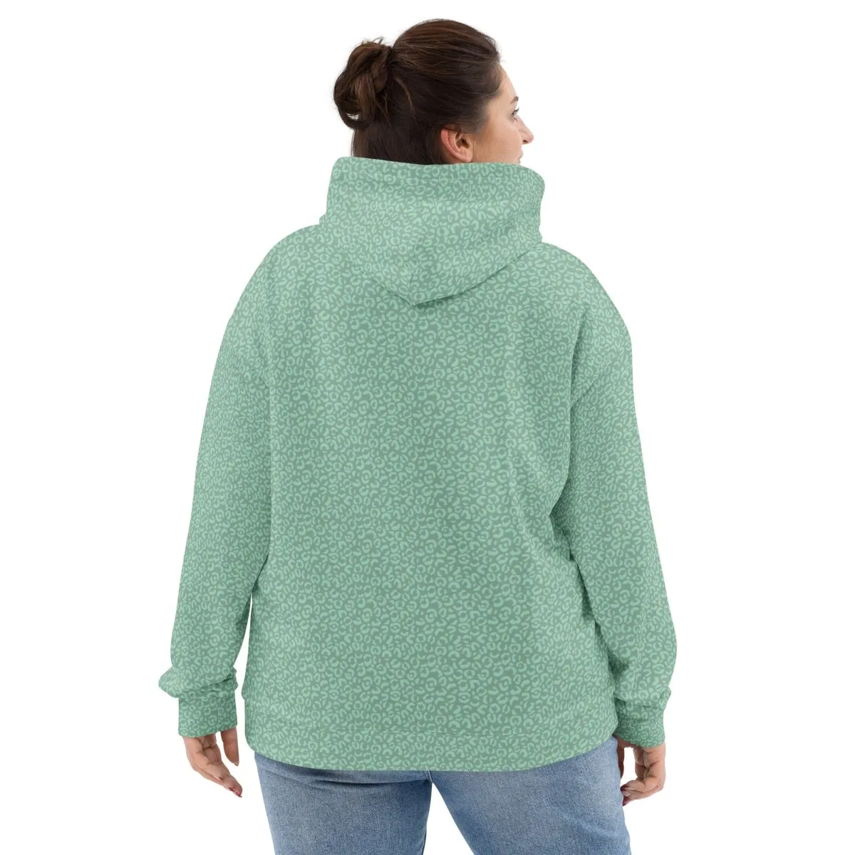 Green Leopard Print Dog Mom Hoodie
