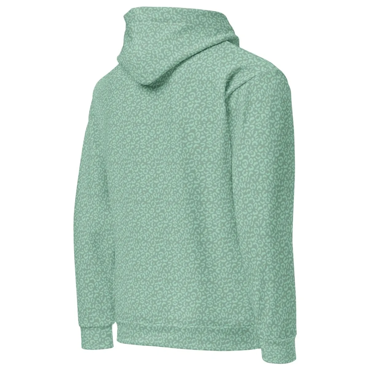 Green Leopard Print Dog Mom Hoodie
