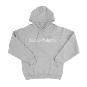Grey Marle Logo Box Hoodie