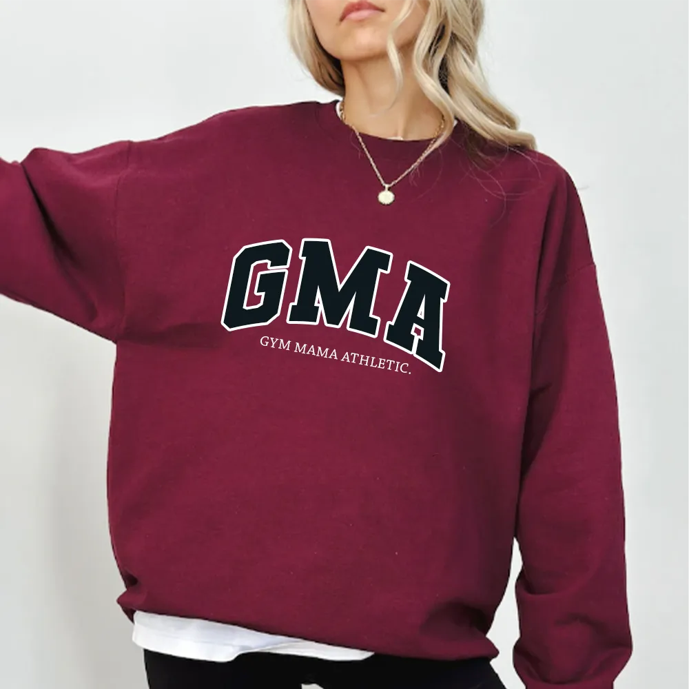 Gym Mama Athletic Varsity Sweatshirt