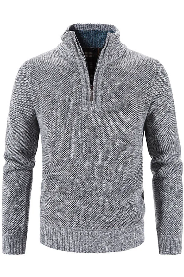 half zip pullover fleece thick coat