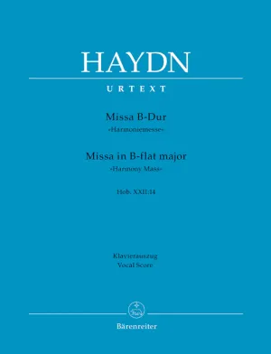 Haydn: Harmony Mass - Vocal Score