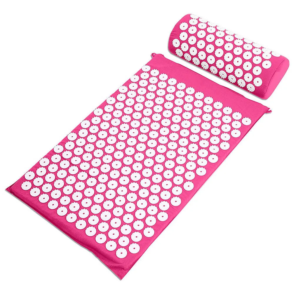 Hemmka Health Acupressure Mat & Pillow - Pink