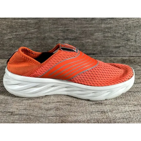 Hoka One One Ora Recovery Shoe 1099677 Orange White Men’s Size 12