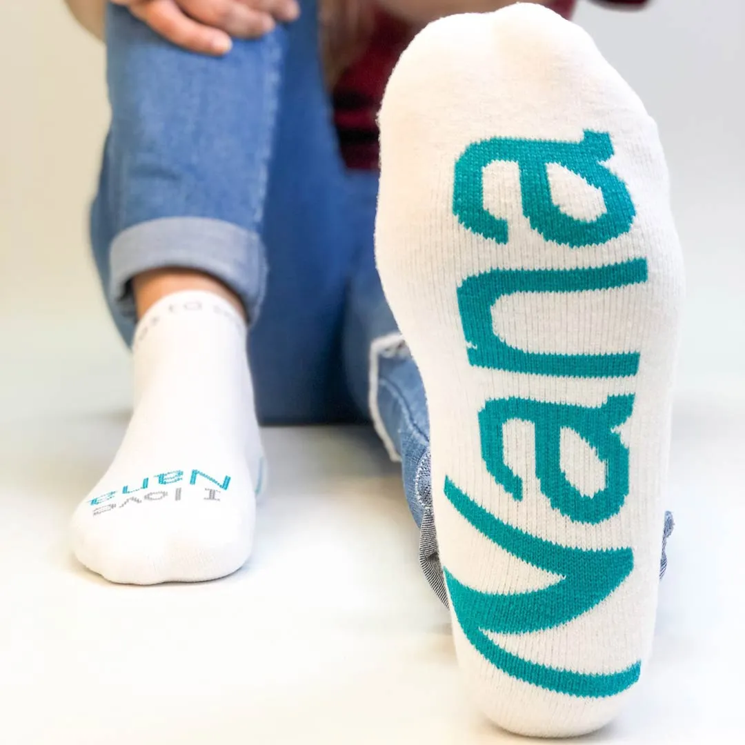 I love nana™ white low-cut socks