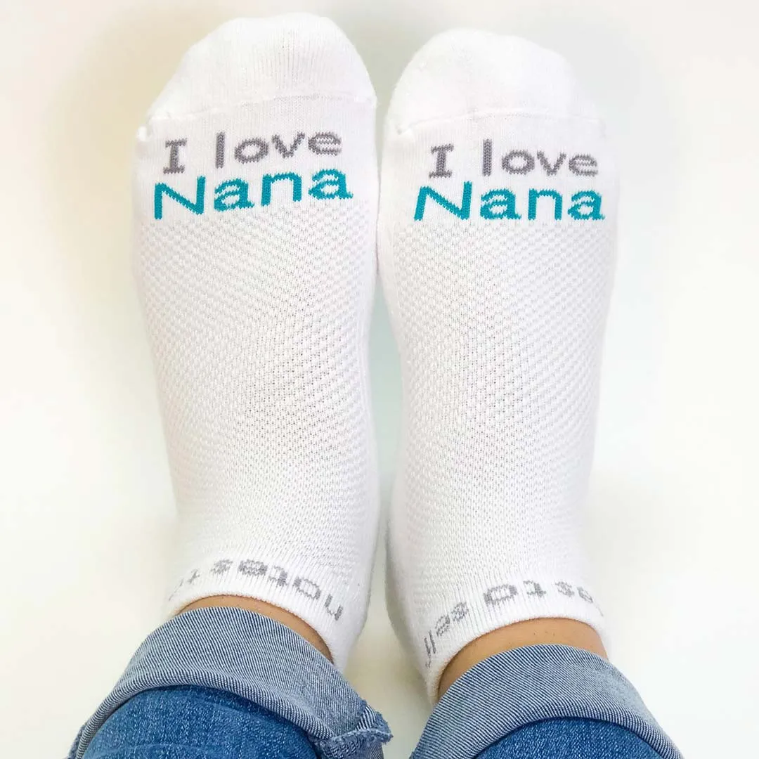 I love nana™ white low-cut socks