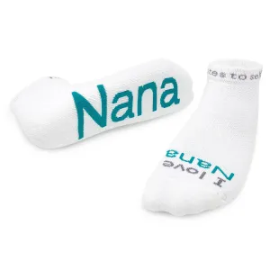 I love nana™ white low-cut socks