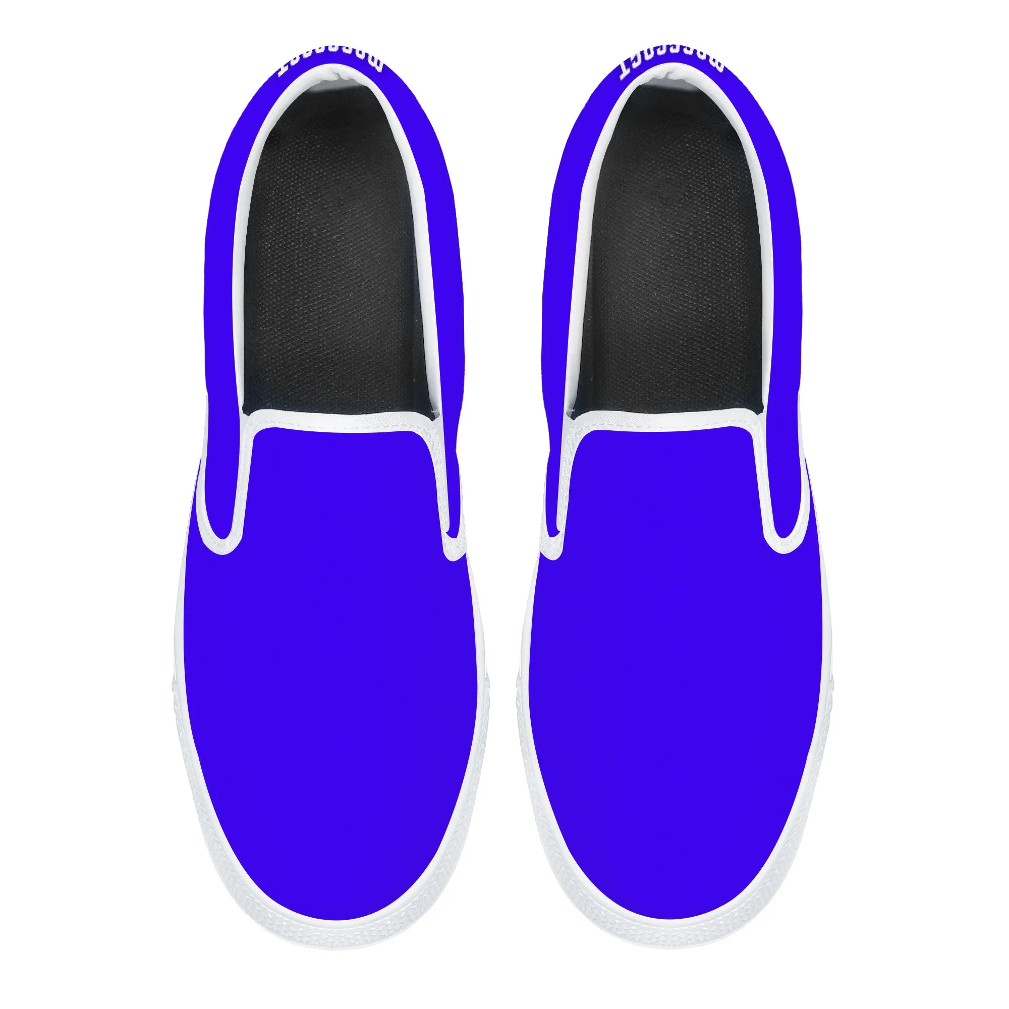 Indigo Slip On Shoes by Mass Cast