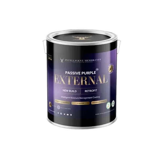 Intelligent Membranes PASSIVE PURPLE External Airtight Vapour Control Paint