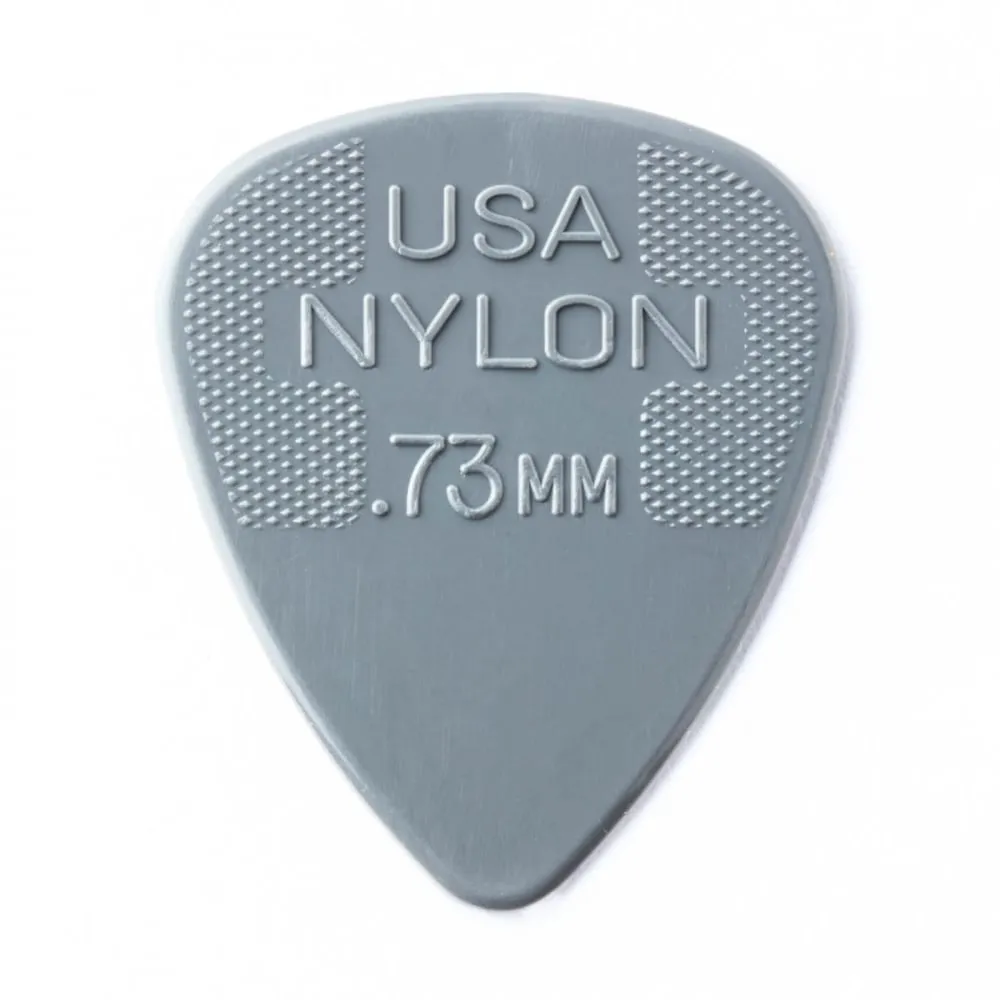 Jim Dunlop Nylon Standard 0.73mm Guitar Pick 12 Pack