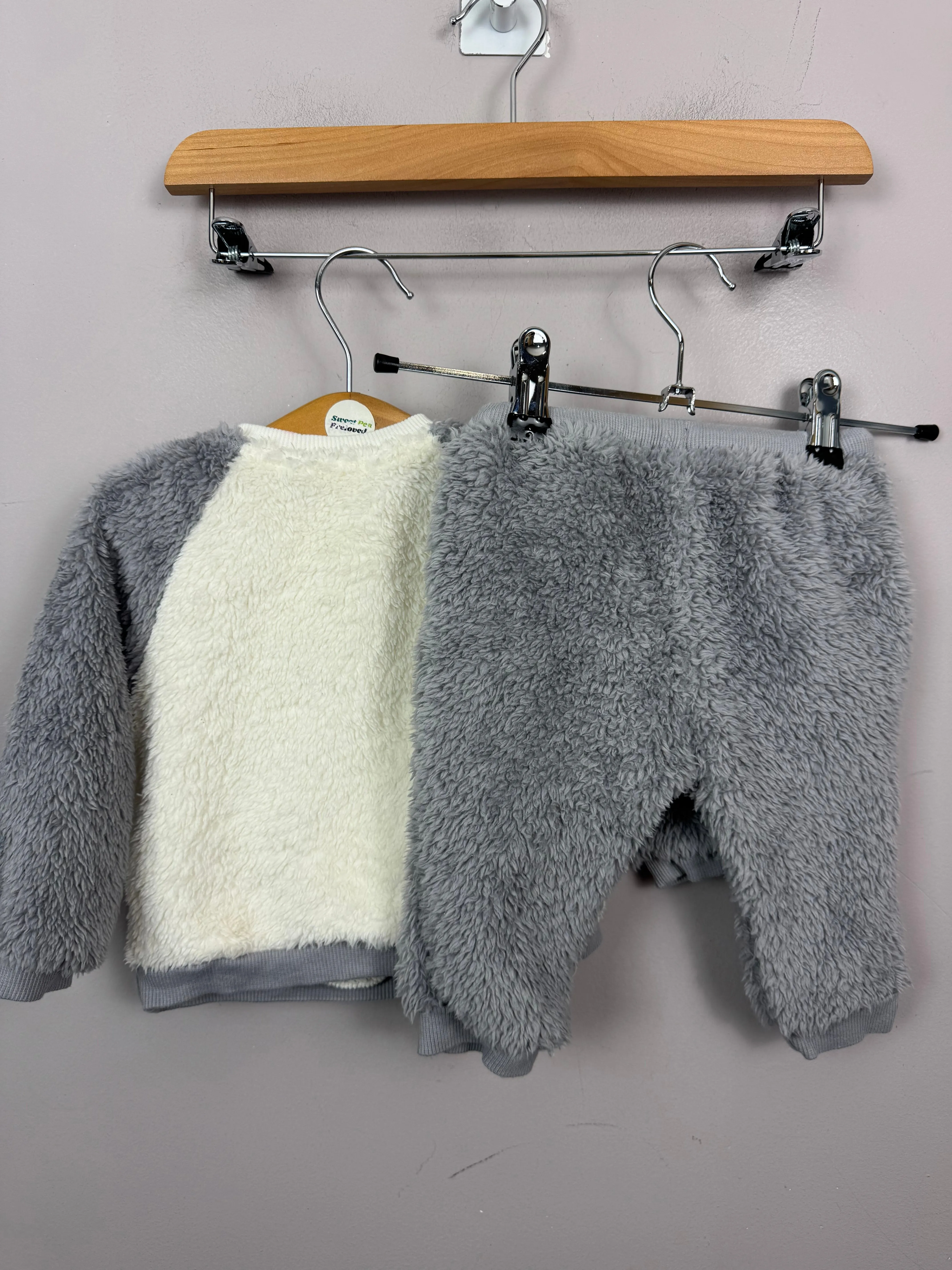 John Lewis Fleece Set 3-6m
