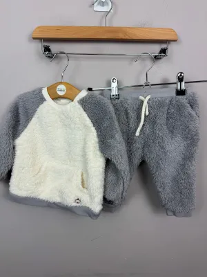 John Lewis Fleece Set 3-6m