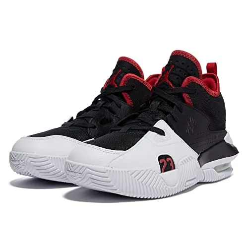 Jordan Boy's Stay Loyal 2 (Big Kid) Black/White/Gym Red 7 Big Kid M