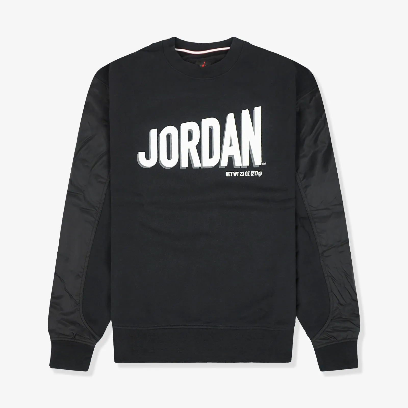 Jordan Flight MVP Graphic Fleece Crew-Neck Sweatshirt - Black