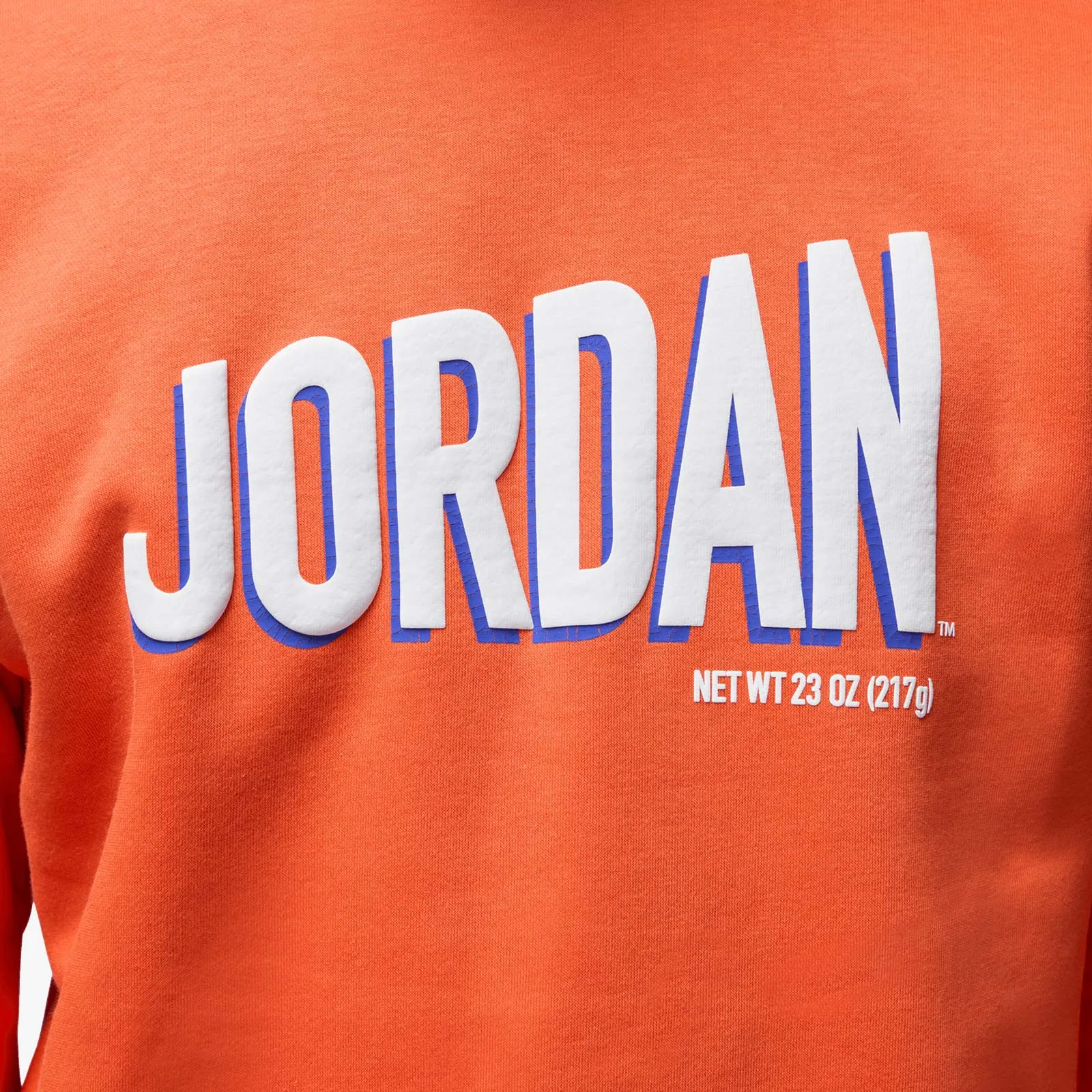 Jordan Flight MVP Graphic Fleece Crew-Neck Sweatshirt - Orange