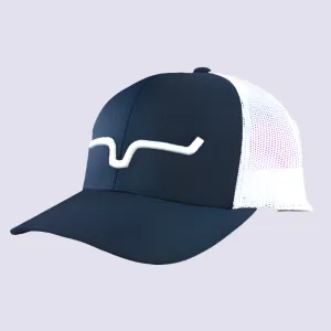 Kimes Ranch Weekly Trucker Navy/White Cap