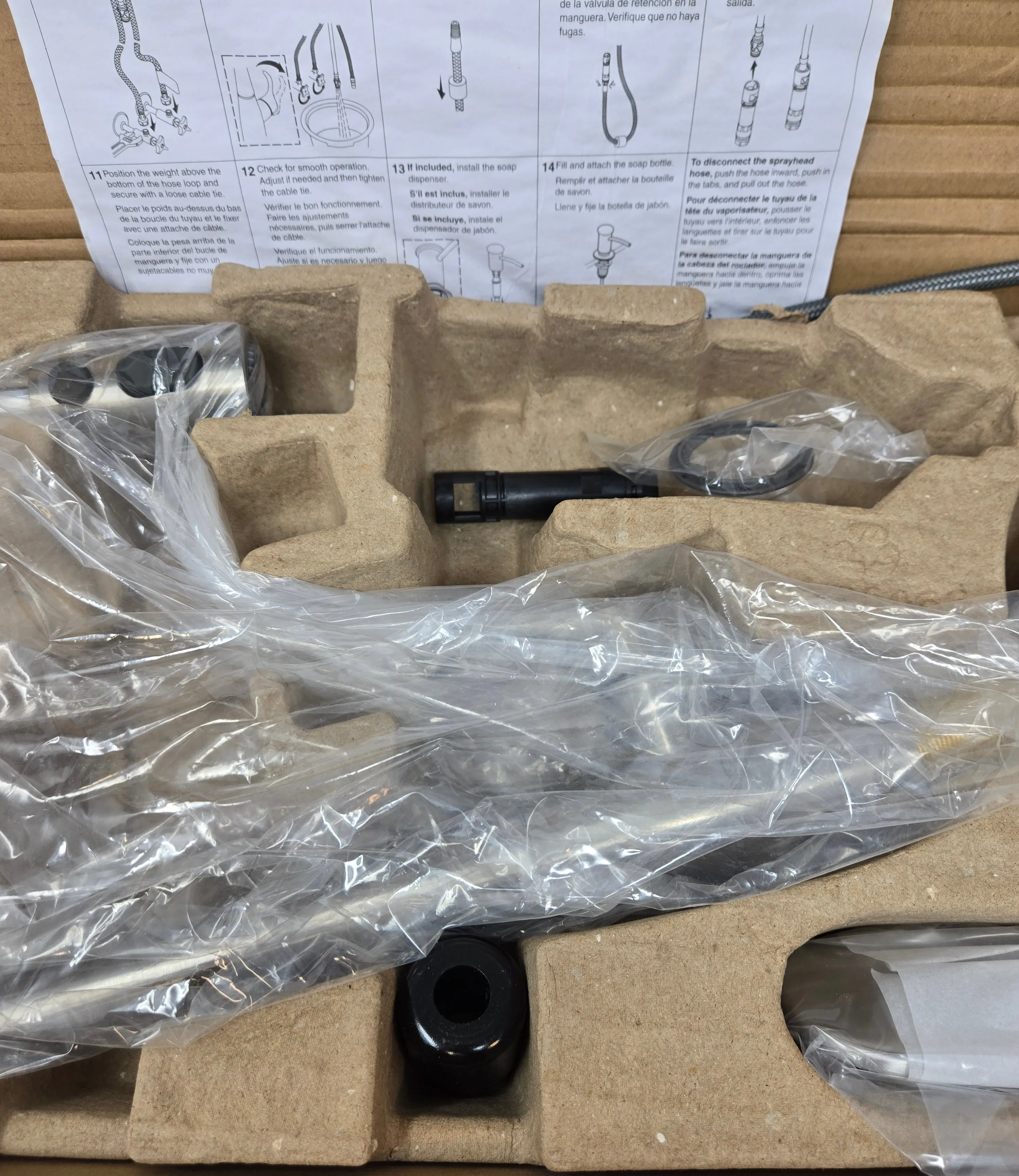 Kohler 596-VS Simplice Pull-down Kitchen Faucet Vibrant Stainless Steel B2C1