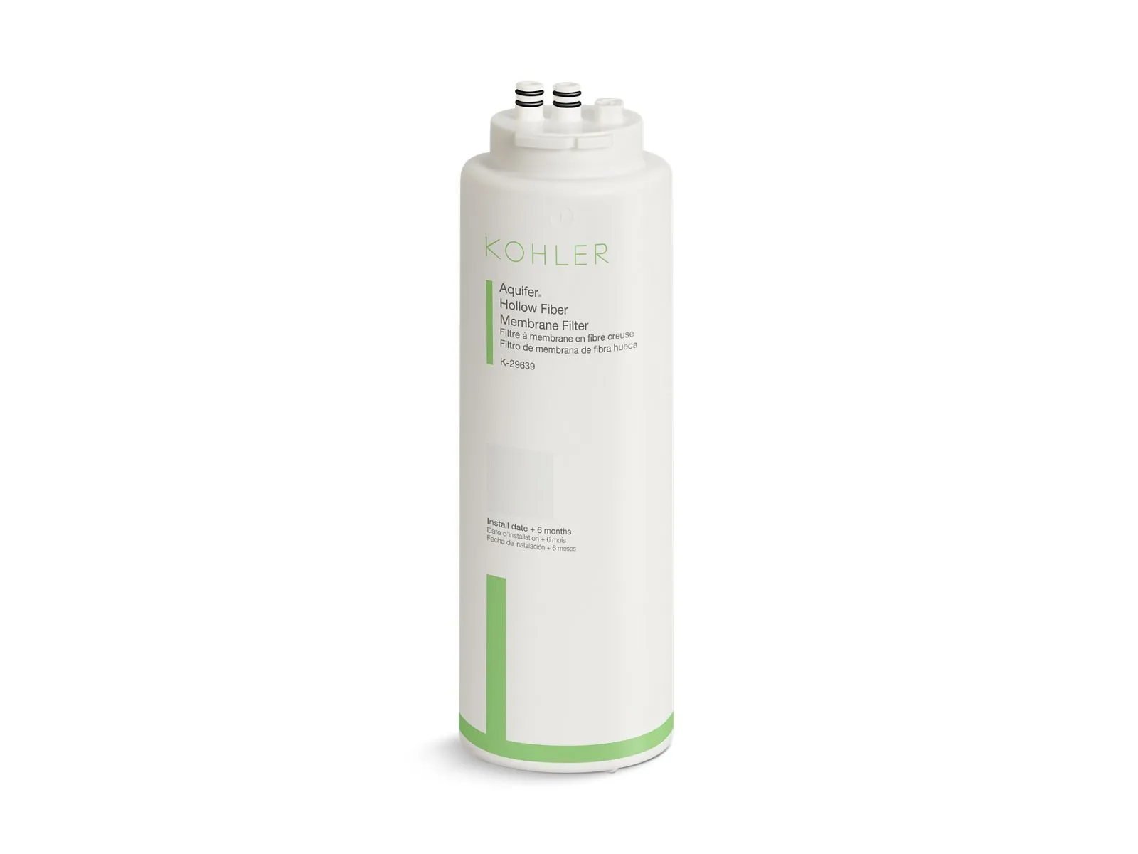 KOHLER K-29639 Aquifer  Hollow fiber membrane single replacement filter cartridge