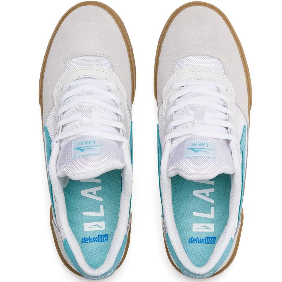 Lakai Cambridge - White/Teal Suede