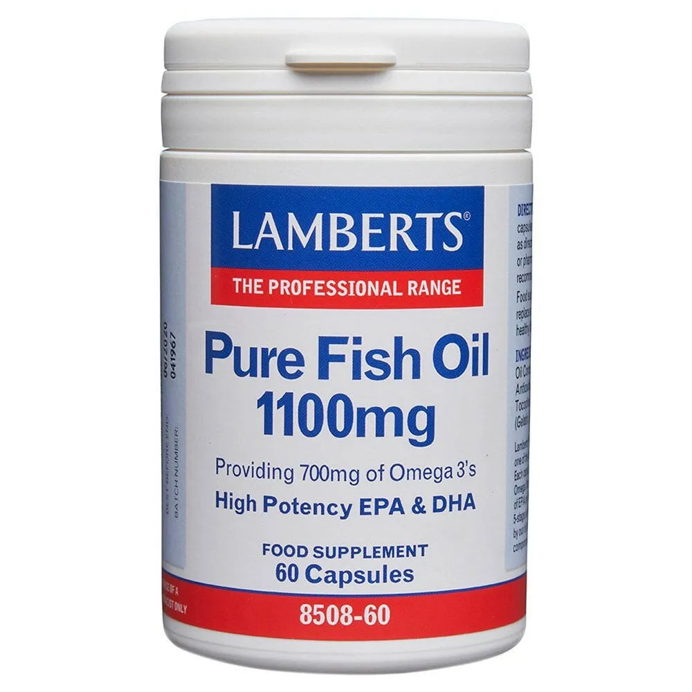 Lamberts high -intensity fish oil 1100 mg, 60 capsules