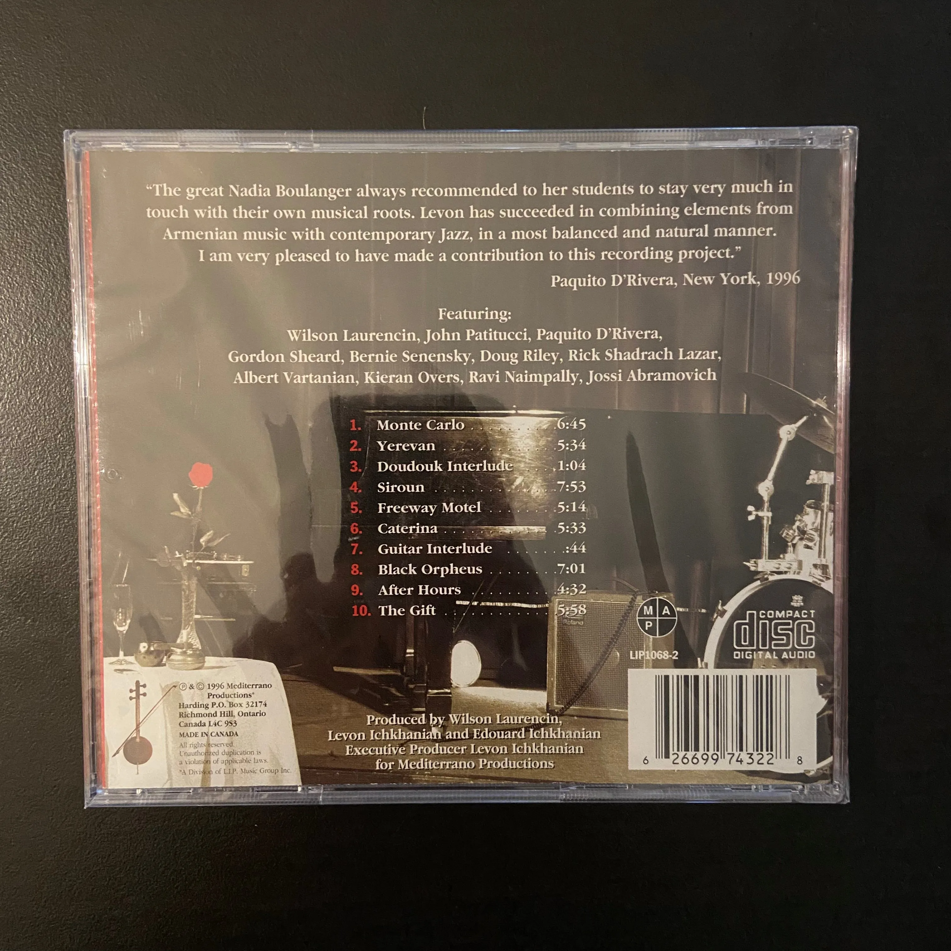 Levon Ichkhanian, featuring John Patitucci and Paquito D'Rivera: after hours (CD, still-sealed)