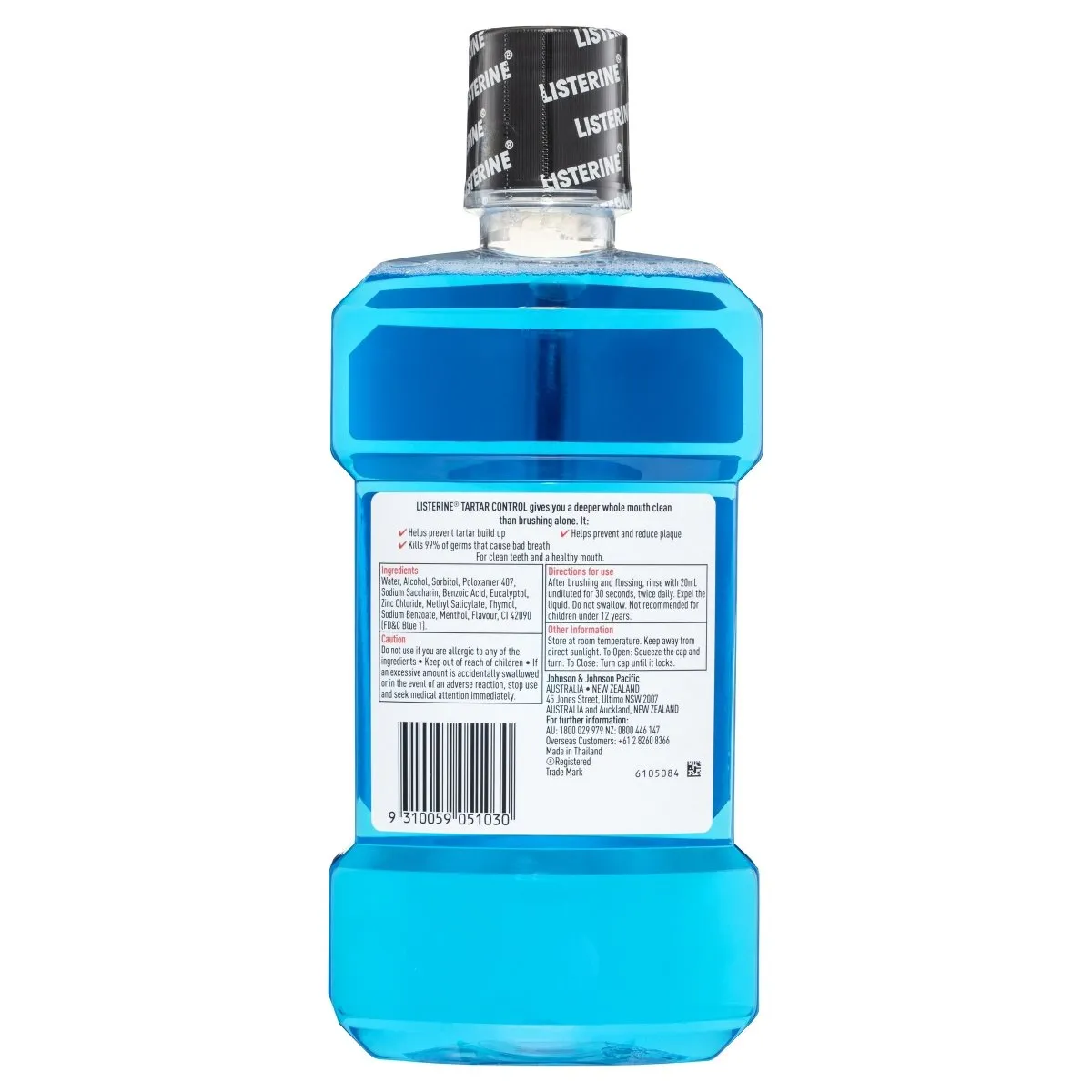 Listerine Tartar Control Mouthwash 1L - Clearance