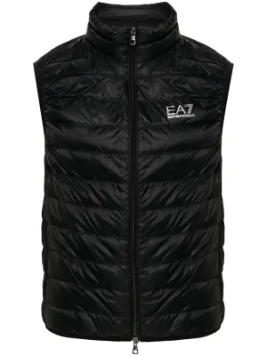 Logo down vest