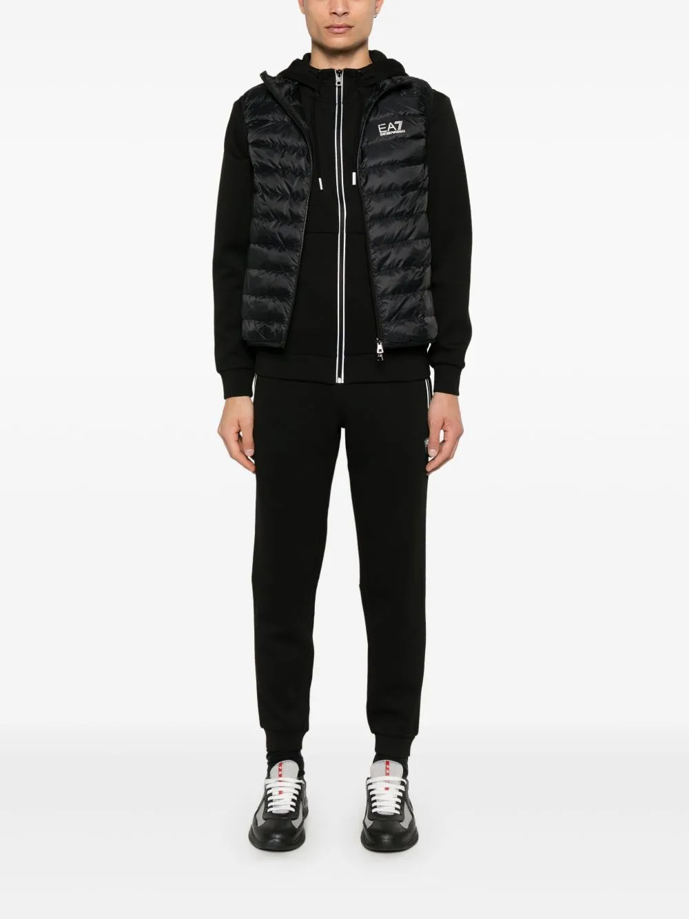 Logo down vest
