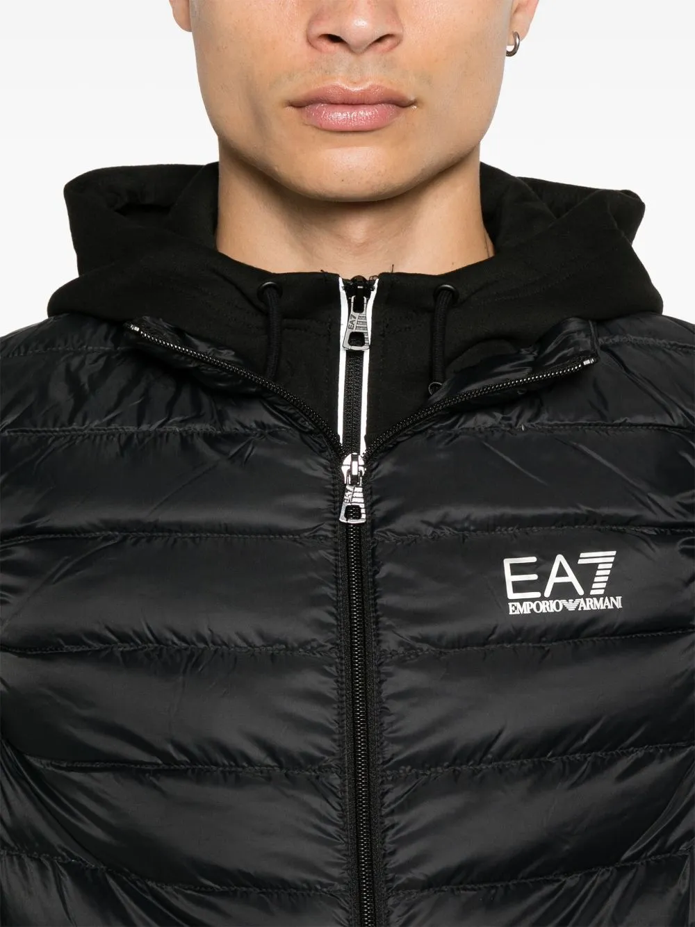 Logo down vest
