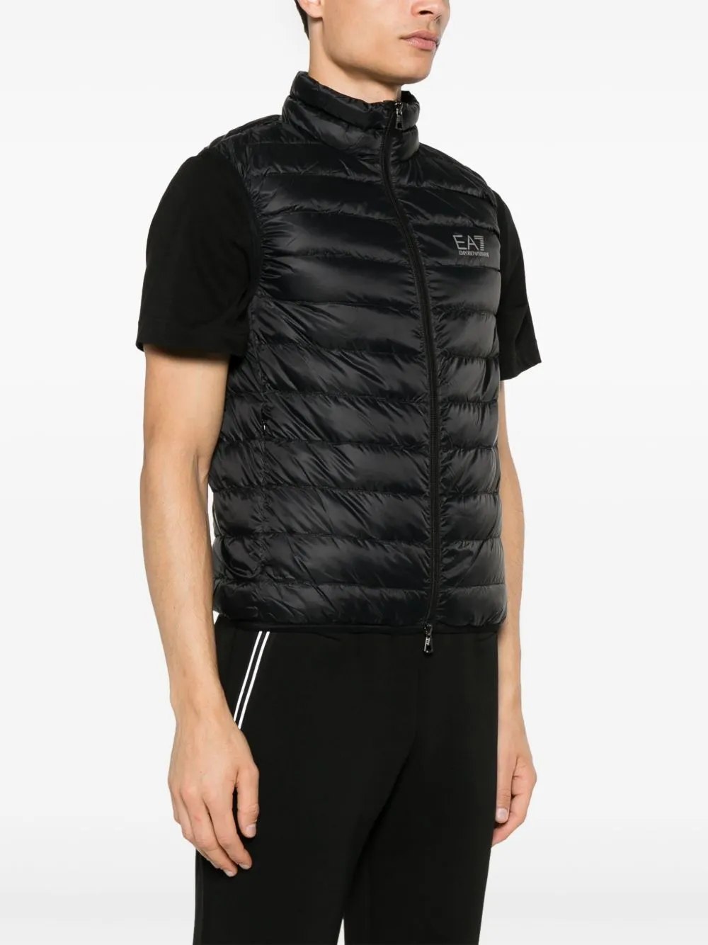 Logo down vest