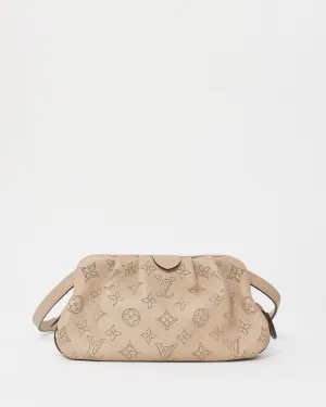 Louis Vuitton Taupe Mahina Leather Mini Scala Pouch