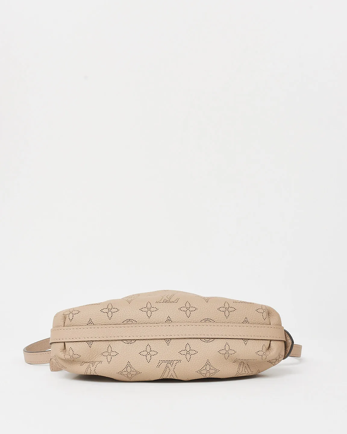 Louis Vuitton Taupe Mahina Leather Mini Scala Pouch