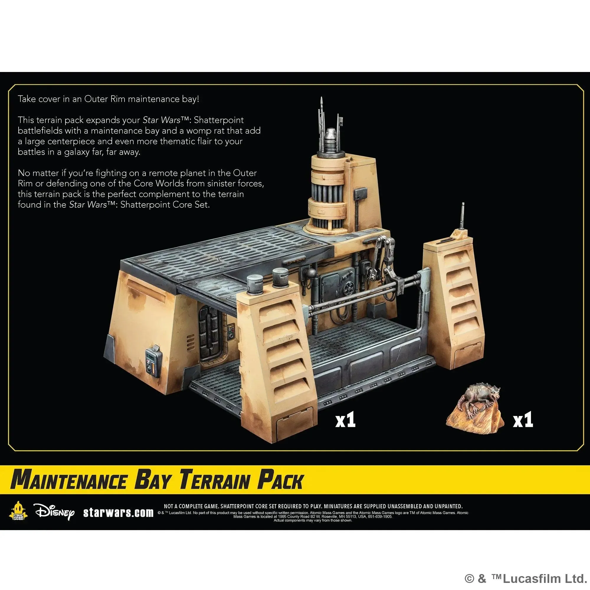 Maintenance Bay Terrain Pack - Shatterpoint