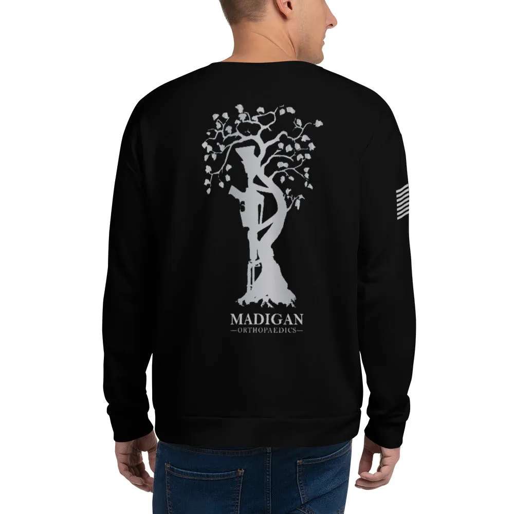 mamc ortho Store 1 Premium Core Men's Crewneck Performance Sweatshirt - RHxEff