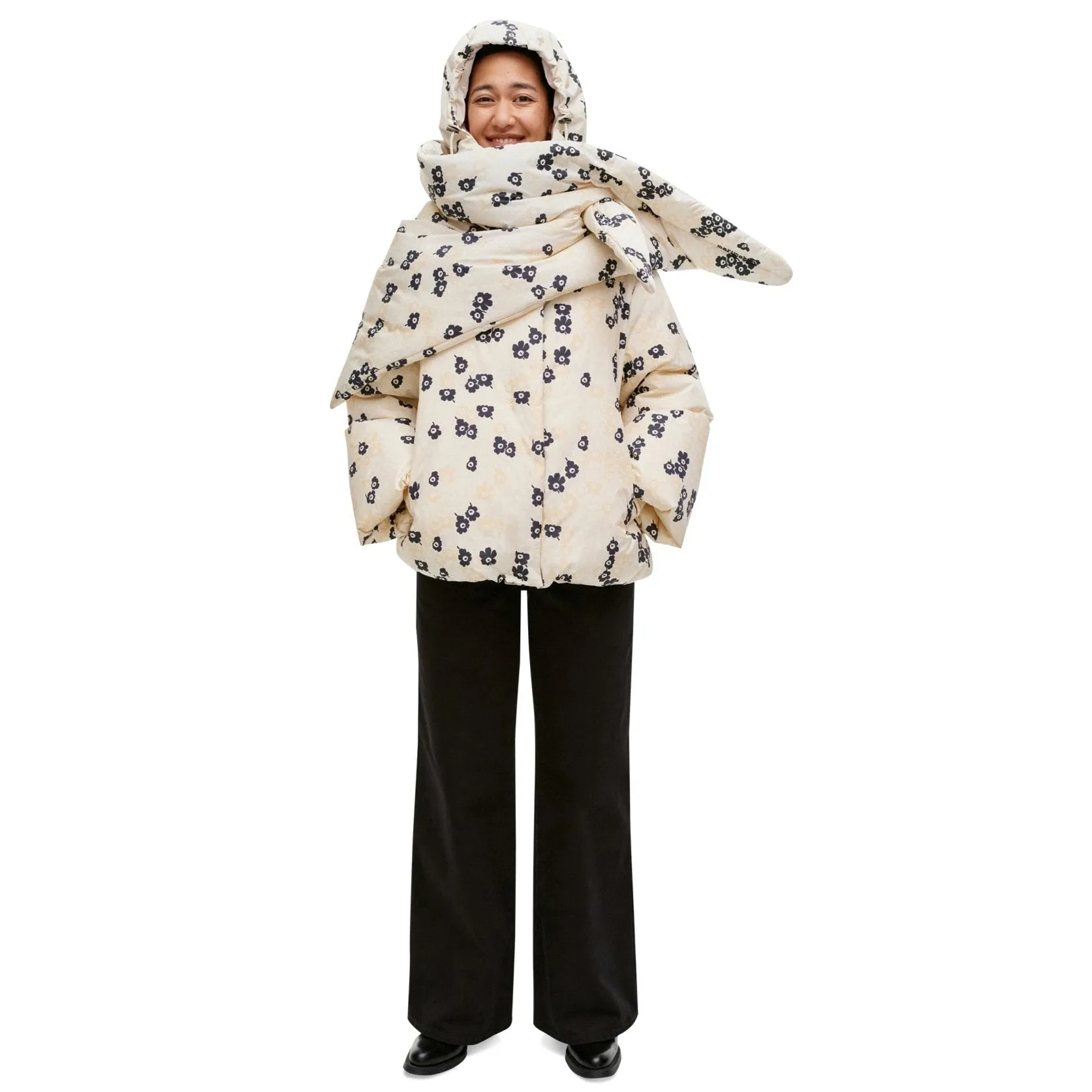 Marimekko Toppa Pikkuinen Unikko Down Jacket
