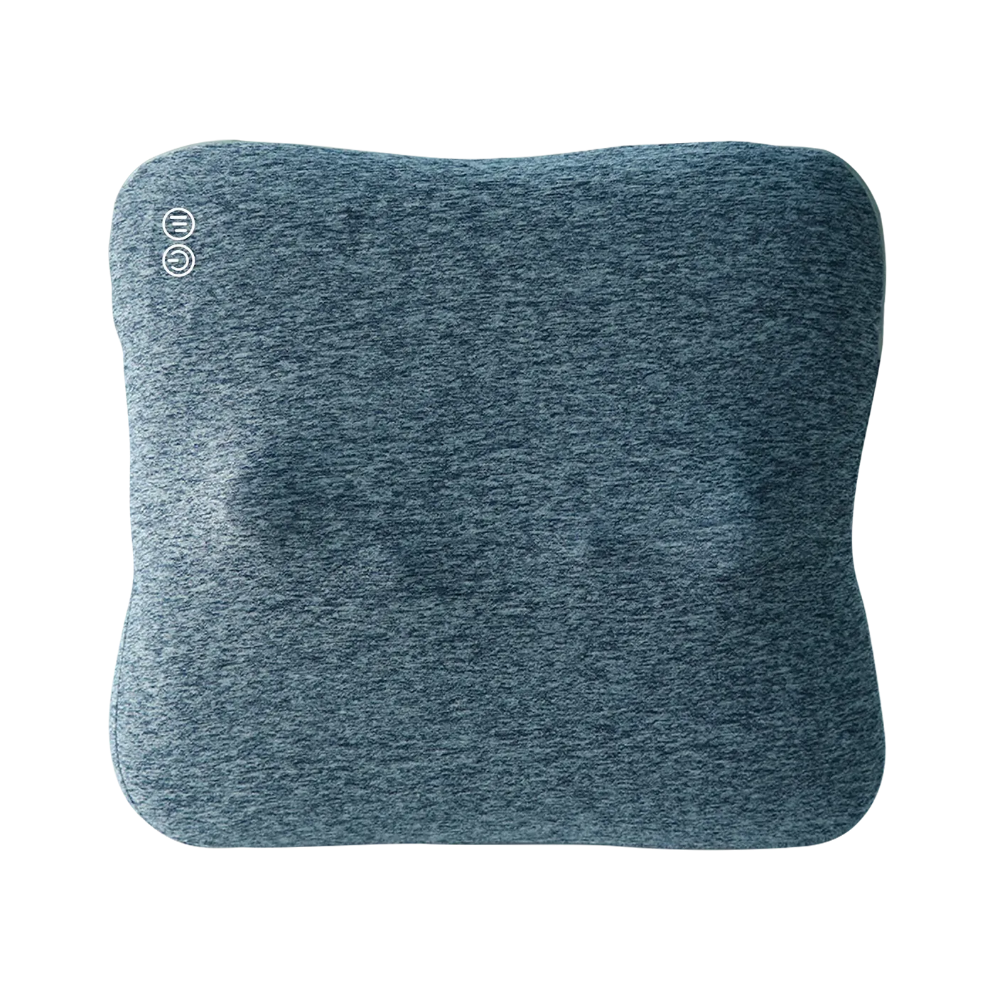 Master Massage Bravo Shiatsu 4D Kneading Deep Tissue Massage Throw Pillow Light Grey