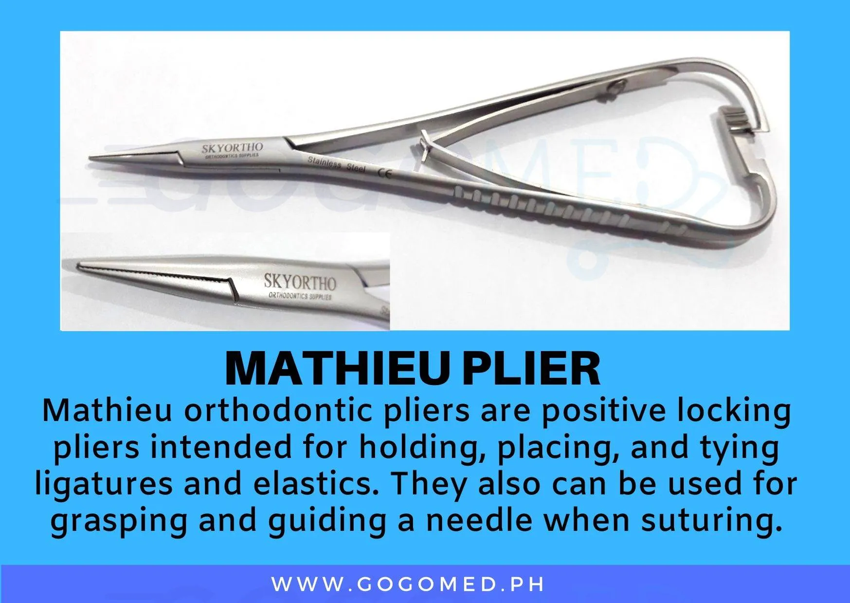 Mathieu Plier Long Tip - SkyOrtho