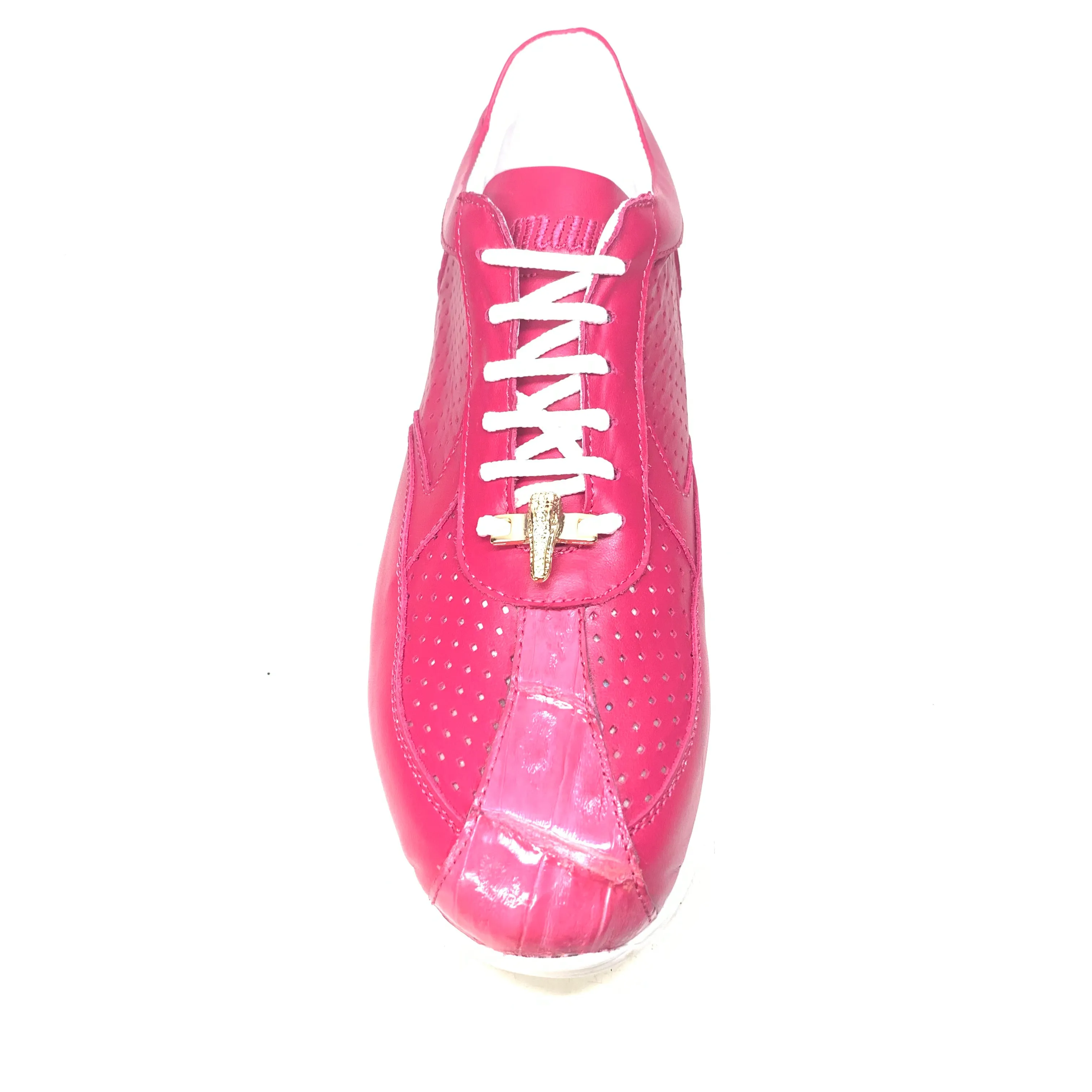 Mauri M770 Berry Perforated Crocodile Nappa Sneakers