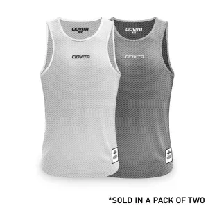 Men's Strato Undervest (2Pk White and Grey)