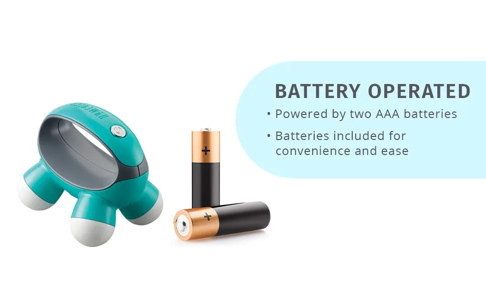 Mini Hand-Held Massager with Vibration