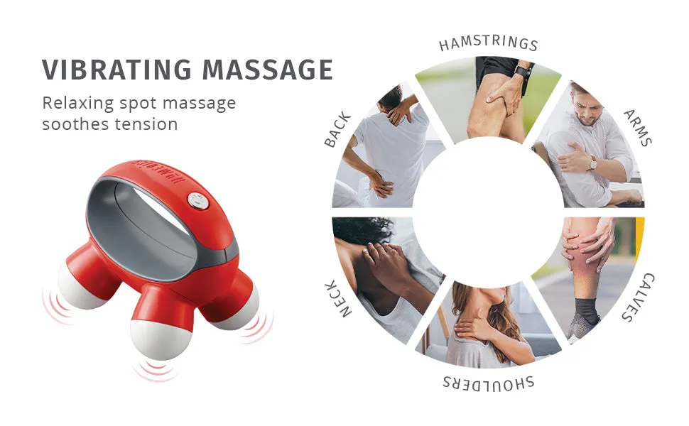 Mini Hand-Held Massager with Vibration