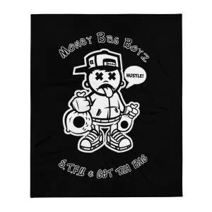Money Bag Boyz Throw Blanket