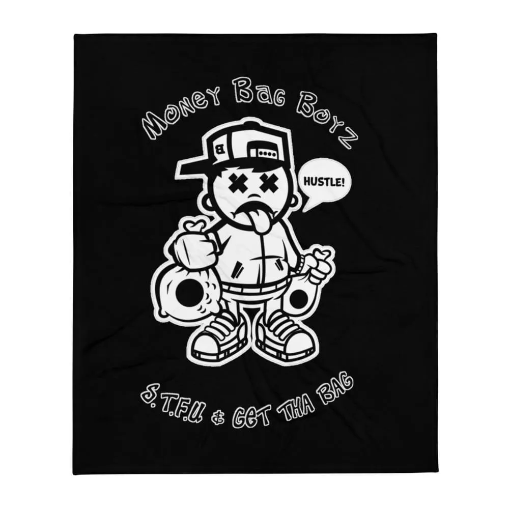 Money Bag Boyz Throw Blanket