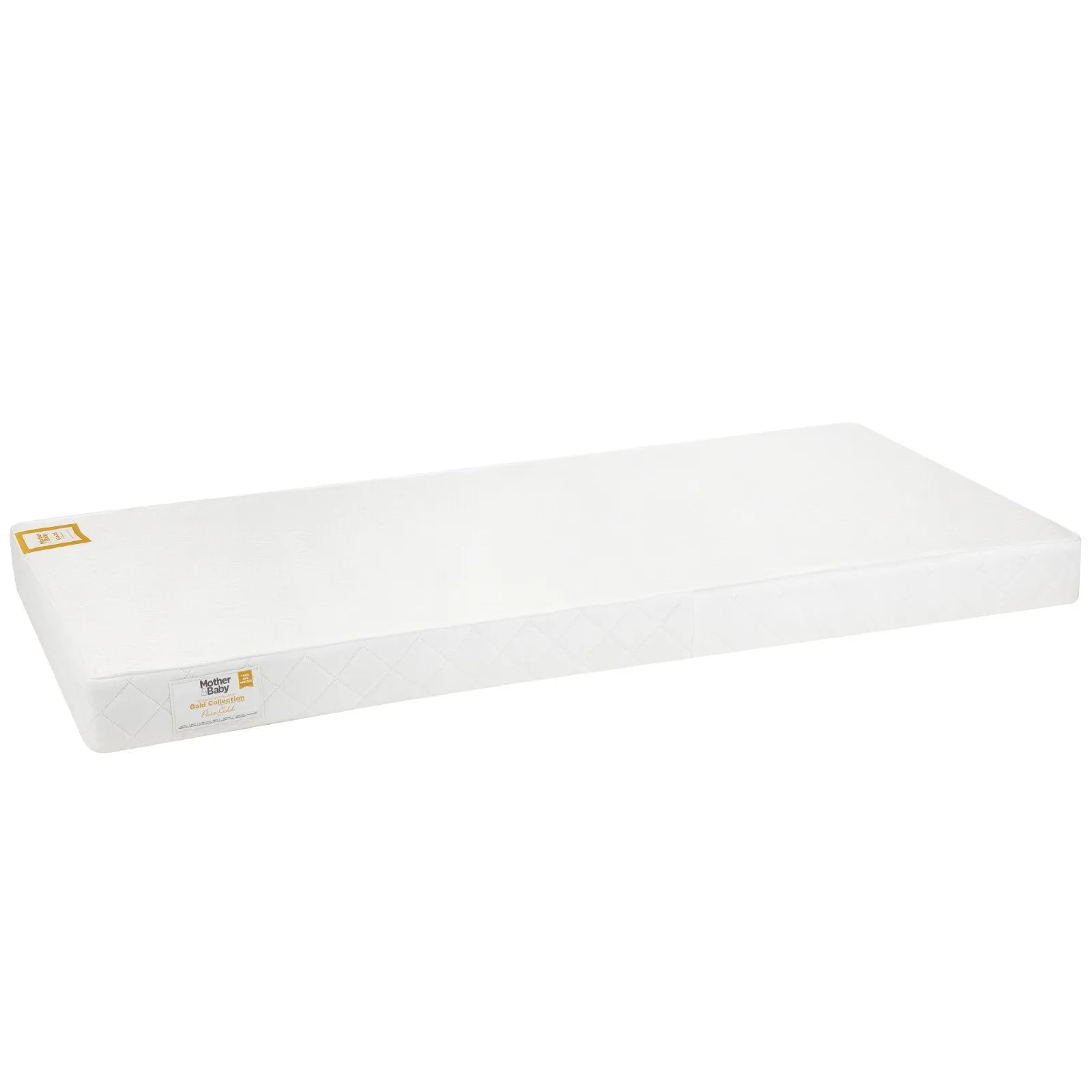 Mother&Baby Pure Gold Anti-Allergy Coir Pocket Sprung Cot Mattress 120 x 60cm