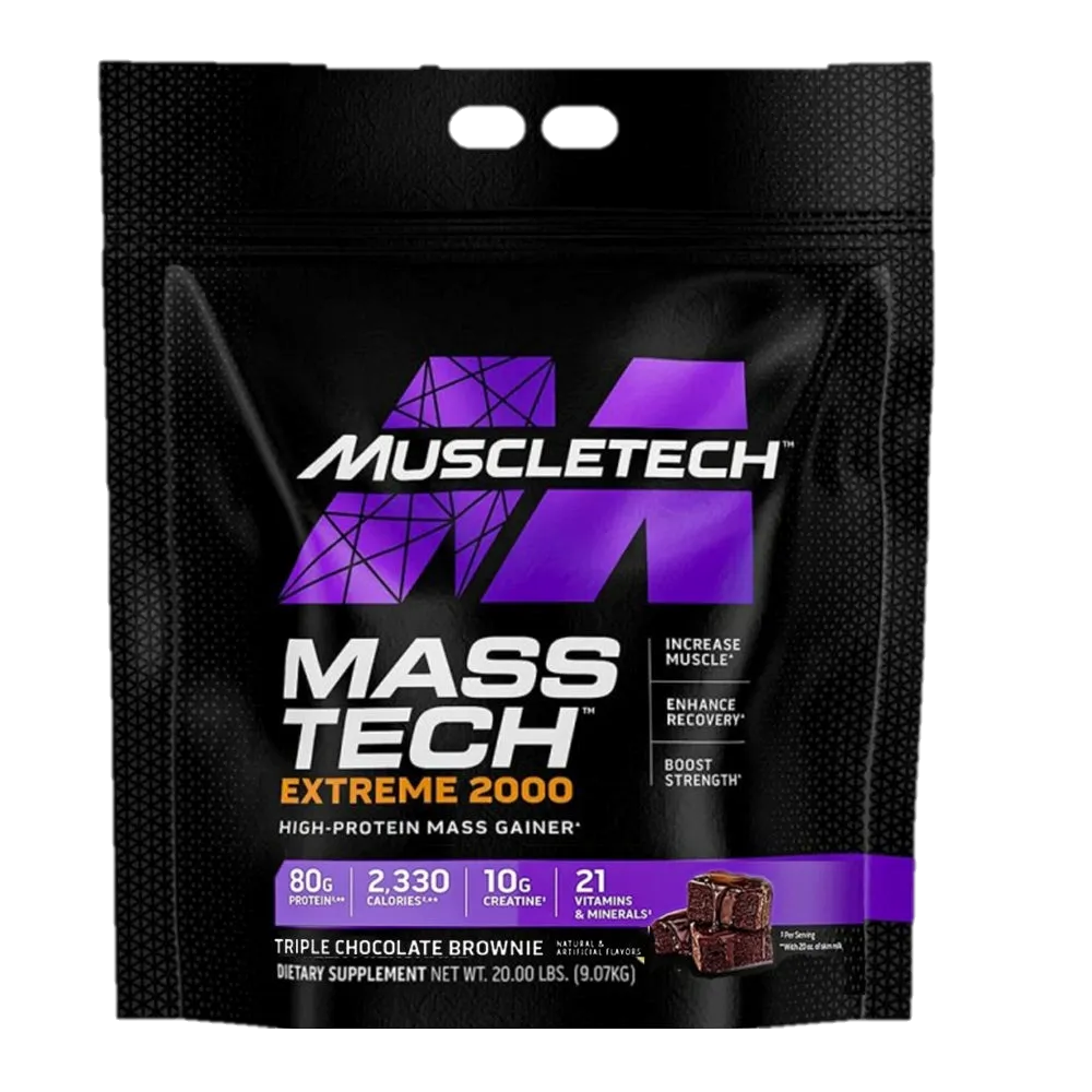 Muscletech MassTech Extreme 2000 20lbs size bag (NEW)