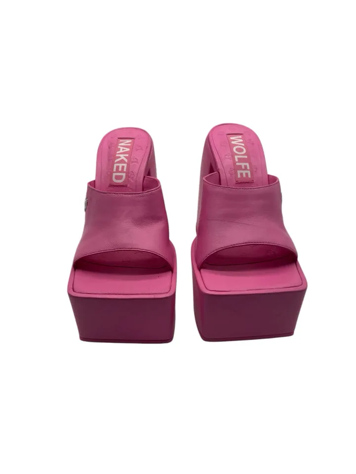 Naked Wolfe Hot Pink Jenna Platforms Women's 40 = US size 10