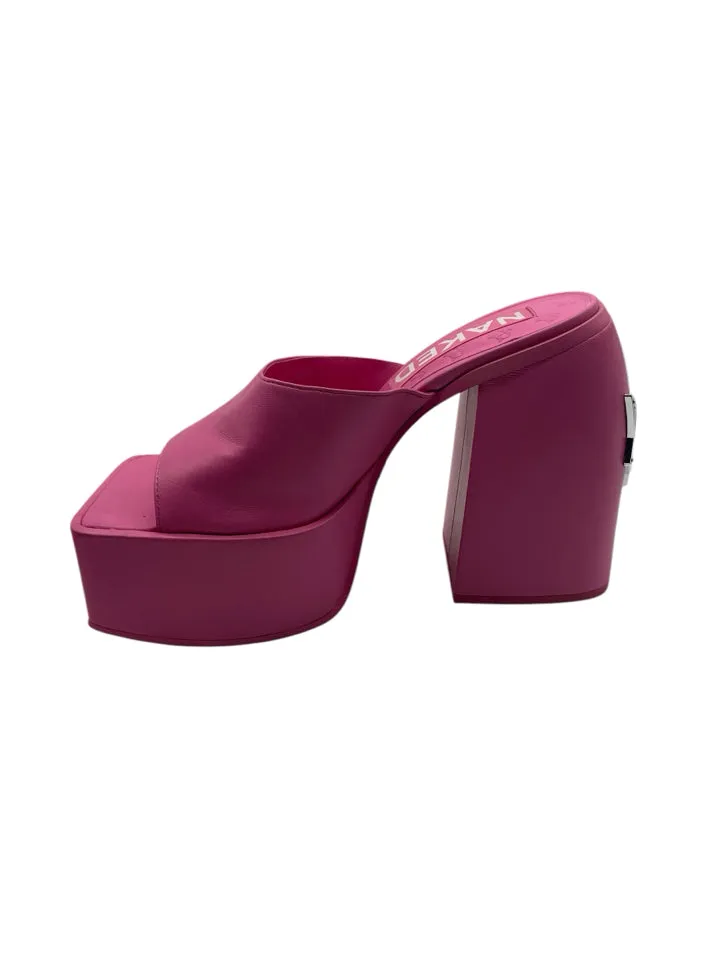 Naked Wolfe Hot Pink Jenna Platforms Women's 40 = US size 10