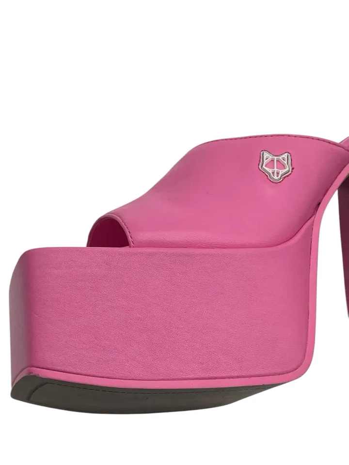 Naked Wolfe Hot Pink Jenna Platforms Women's 40 = US size 10