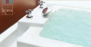 Neptune Kara Mass-Air/Activ-Air Combo Tub - 76-7/8" L x 43-7/8" W x 21-1/8" H - KA4477CMA
