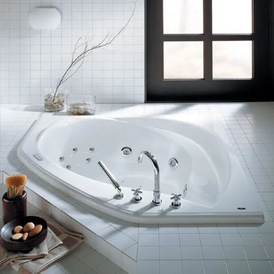 Neptune Thalassa Corner Mass-Air/Activ-Air Combo - 59-7/8" L x 59-7/8" W x 20-1/2" H - TH60CMA